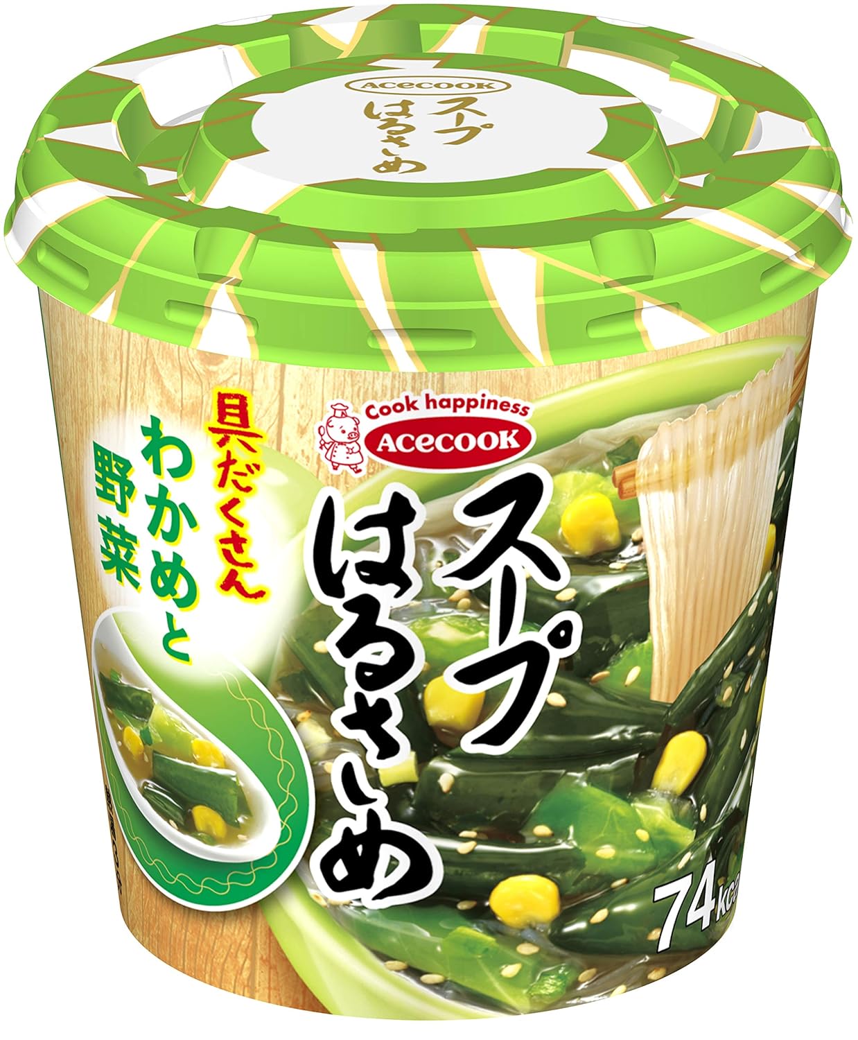 9位：エースコック スープはるさめ わかめと野菜 21g×6個