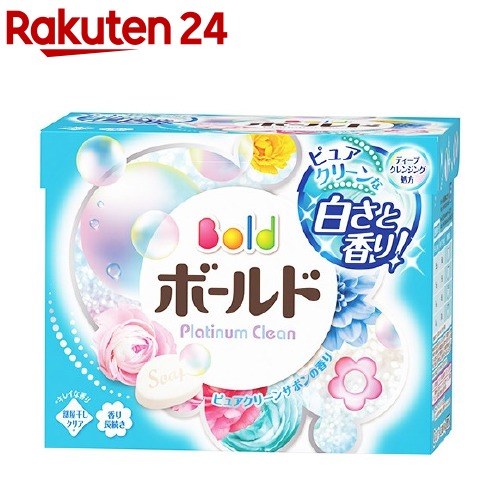 4位　ボールド 香りのサプリイン 粉末 ピュアクリーンサボンの香り(850g)