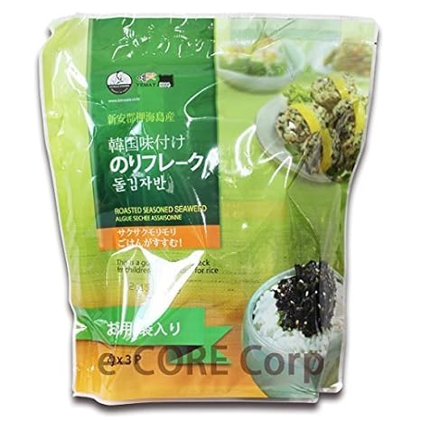 5位：イェマッ食品 韓国味付けのりフレーク 80g×3袋入り