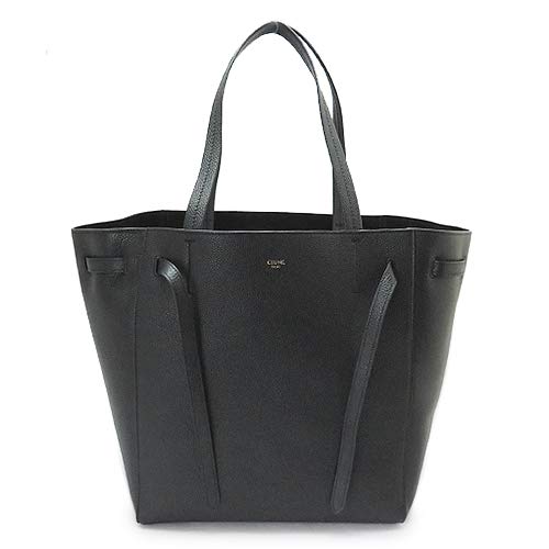 [セリーヌ] トートバッグ カバファントム スモール 18902 3TNI 38NO/BLACK CELINE ショルダーバッグ BOLSO CABAS PHANTON ソフトグレインドカーフスキン レザー ブラック [並行輸入品]