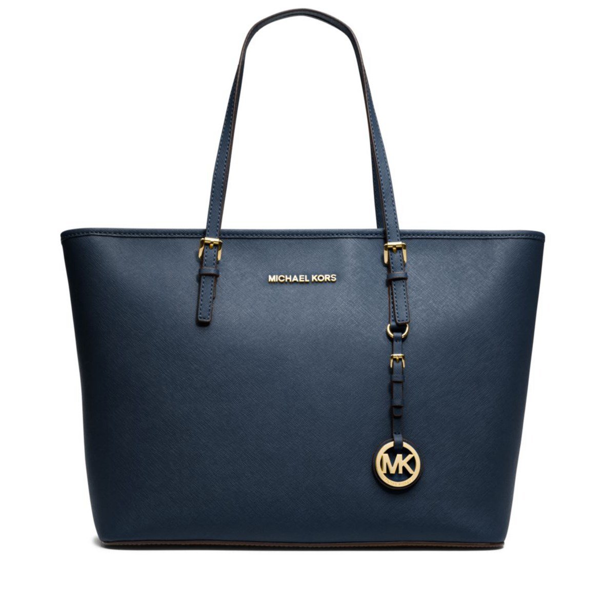 (マイケルコース) MICHAEL KORS マイケルコース バッグ MICHAEL KORS 30S4GTVT2L 406 JET SET TRAVEL T Z TOTE トートバッグ NAVY[並行輸入品]