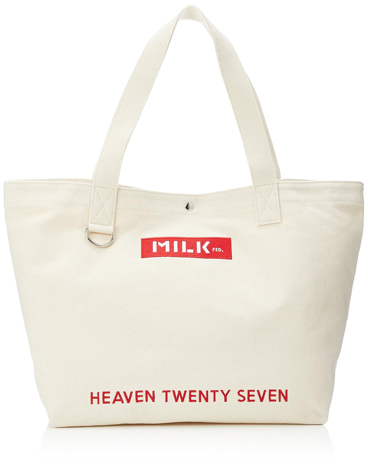 [ミルクフェド] EMBROIDERED BAR TOTE 03183041 03183041