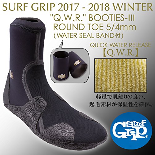 SURFGRIP  ”Q.W.R” BOOTIES-3 ROUND TOE 5/4mm 