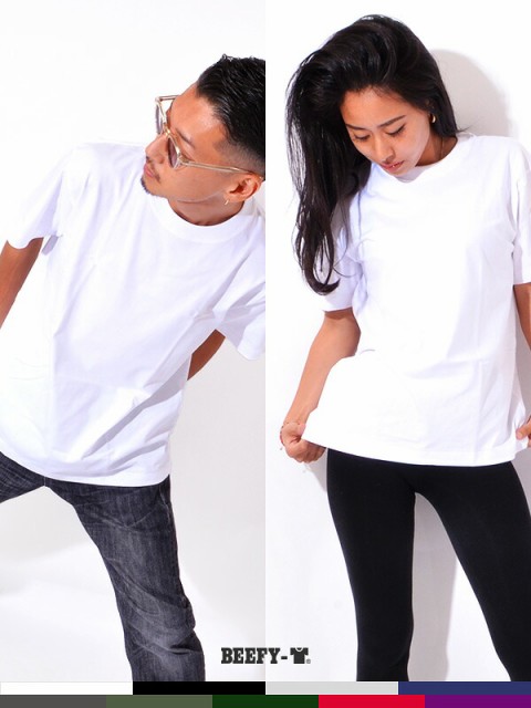 Hanes ヘインズ ビーフィーT BEEFY-T Tシャツ レディース メンズ ユニセックス ブランド 綿 100% 半袖 ヘビーウエイト H5180