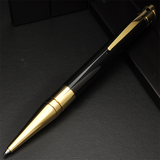 12位：【高級ボールペン】デュポン　ボールペン　D-イニシャル　265202　ブラック＆ゴールド