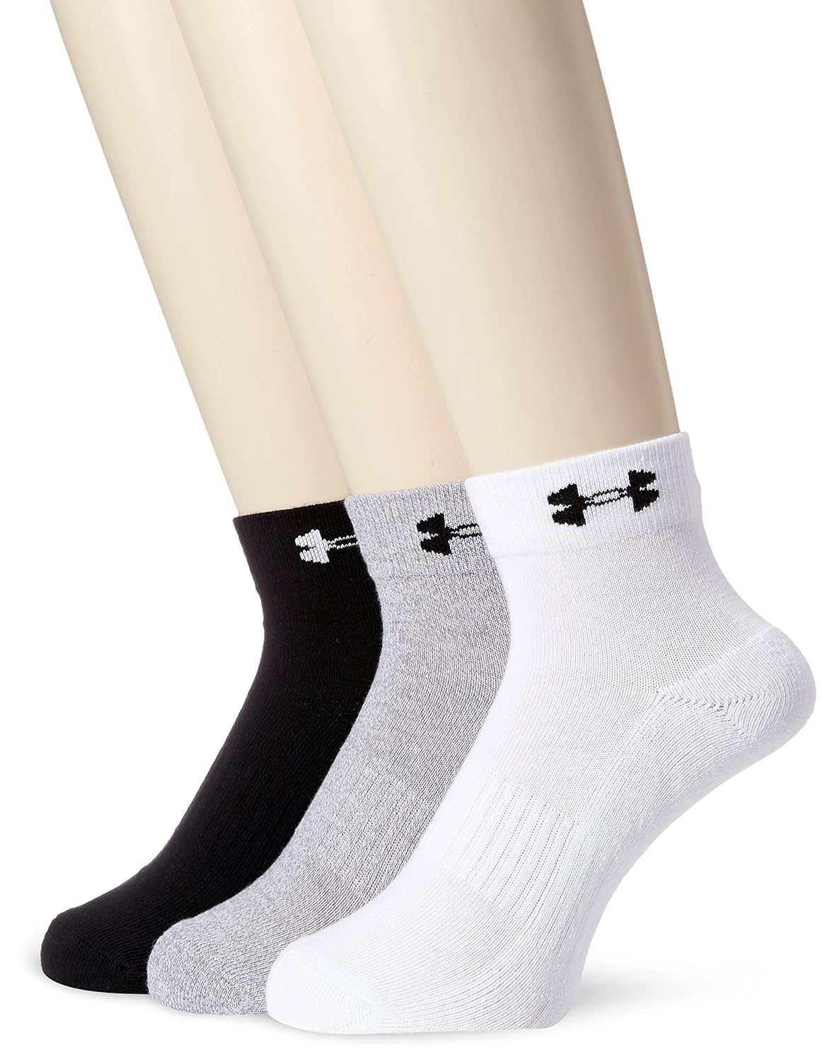 UNDER-ARMOUR-3ピースパイルローカットソックス