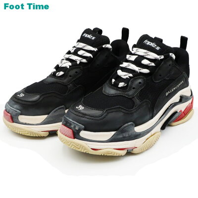 バレンシアガ トリプル S BALENCIAGA TRIPLE S  ブラック/ホワイト/レッド NOIR  メンズ レディース スニーカー  533882 