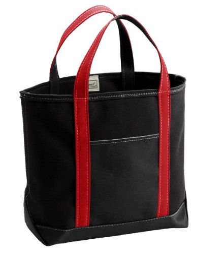 (エルエルビーン） LL Bean Custom Tote Bag Small Black/Red ブラック/レッド 　（並行輸入品）