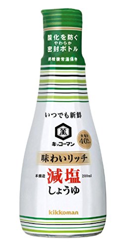 2位：いつでも新鮮 味わいリッチ減塩しょうゆ 200ml×3個