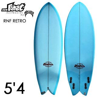 LOST SURFBOARDS ロスト サーフボード【RNF RETRO】 5’4” FCS2 レトロクアッド