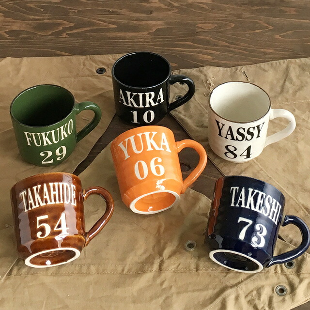 10位：名前＋数字が入る ARMYデザイン マグカップ（洋）