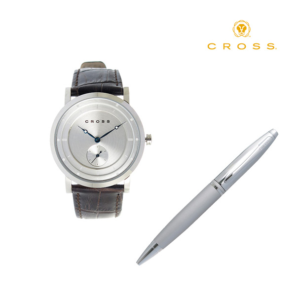 12位：クロス CROSS ボールペン 腕時計 AT0112-4 CR8027-02 シルバー