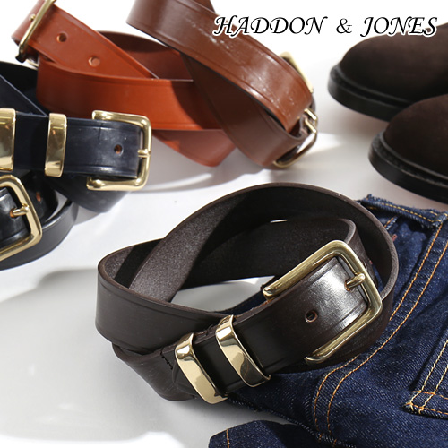 9位：HADDON ＆ JONES/ハッドンアンドジョーンズ ブライドルレザーベルト 2008HL6