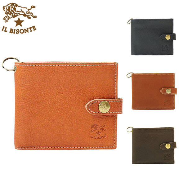 5位：イルビゾンテ IL BISONTE メンズ二つ折り財布 2つ折り財布 パスケース 定期入れ C0866..P VACCHETTA//C0866-P-RING