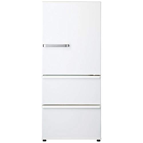 4位：アクア 272L 3ドア冷蔵庫（ナチュラルホワイト）【右開き】AQUA AQR-27G2-W