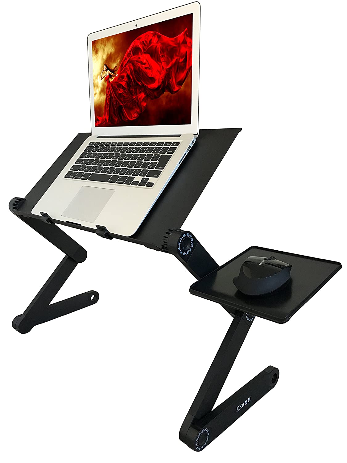 12位：KKaMM ノートパソコンスタンド パソコンデスク PCスタンド 折りたたみ式 アルミ製 (48cm)