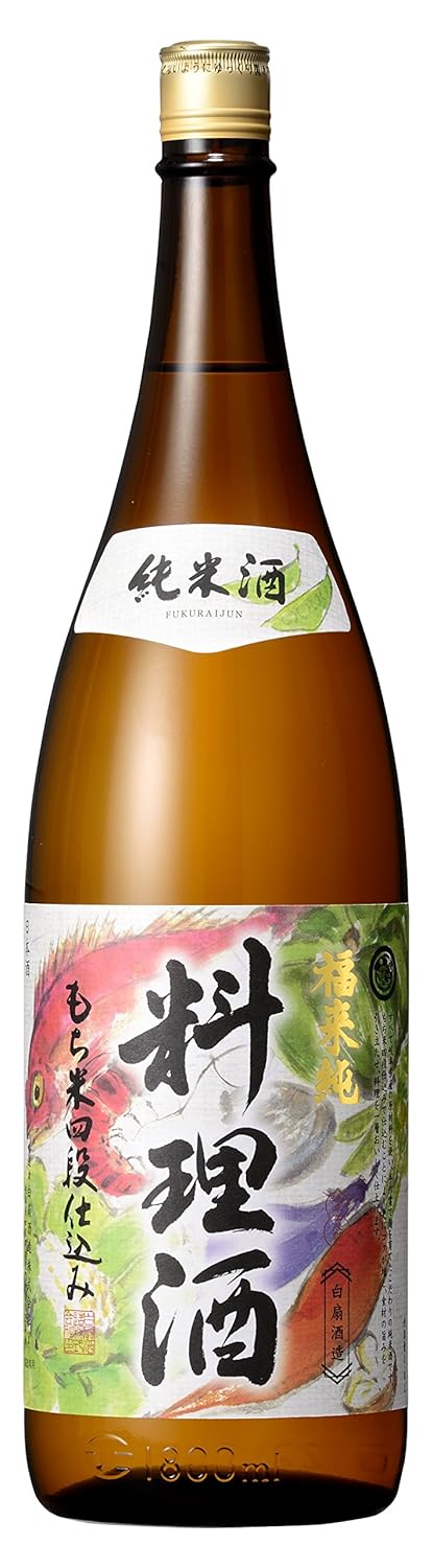 6位：白扇酒造 福来純 純米料理酒