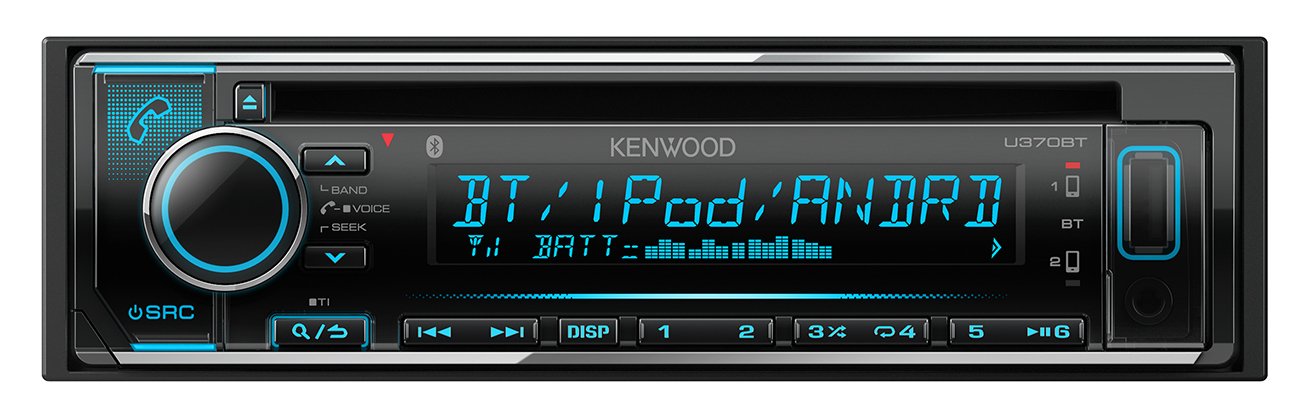 14位：ケンウッド(KENWOOD) CD/USB/iPod/Bluetooth®レシーバー U370BT