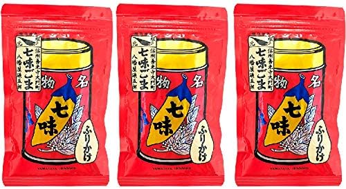 10位：八幡屋礒五郎 七味ごま 袋入 60ｇ ×3袋セット