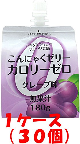 3位：ファイトマン蒟蒻ゼリーカロリーゼロ（グレープ）180ｇ　30個セット