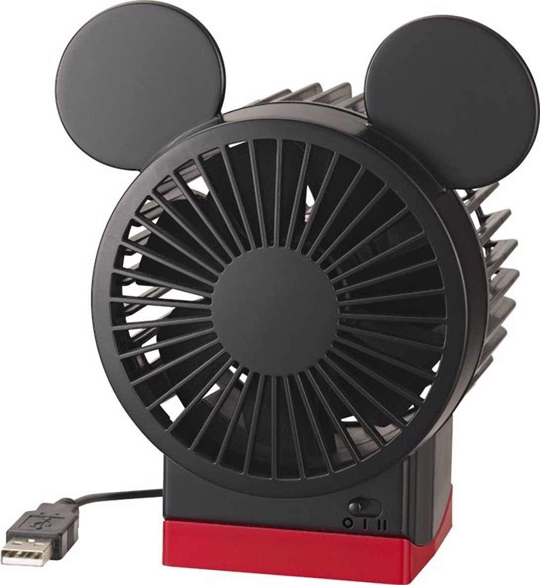 8位：Disney ( ディズニー ) ミッキー キャラクター USB ファン 角度調整付 ブラック リズム時計 9ZF007MC02