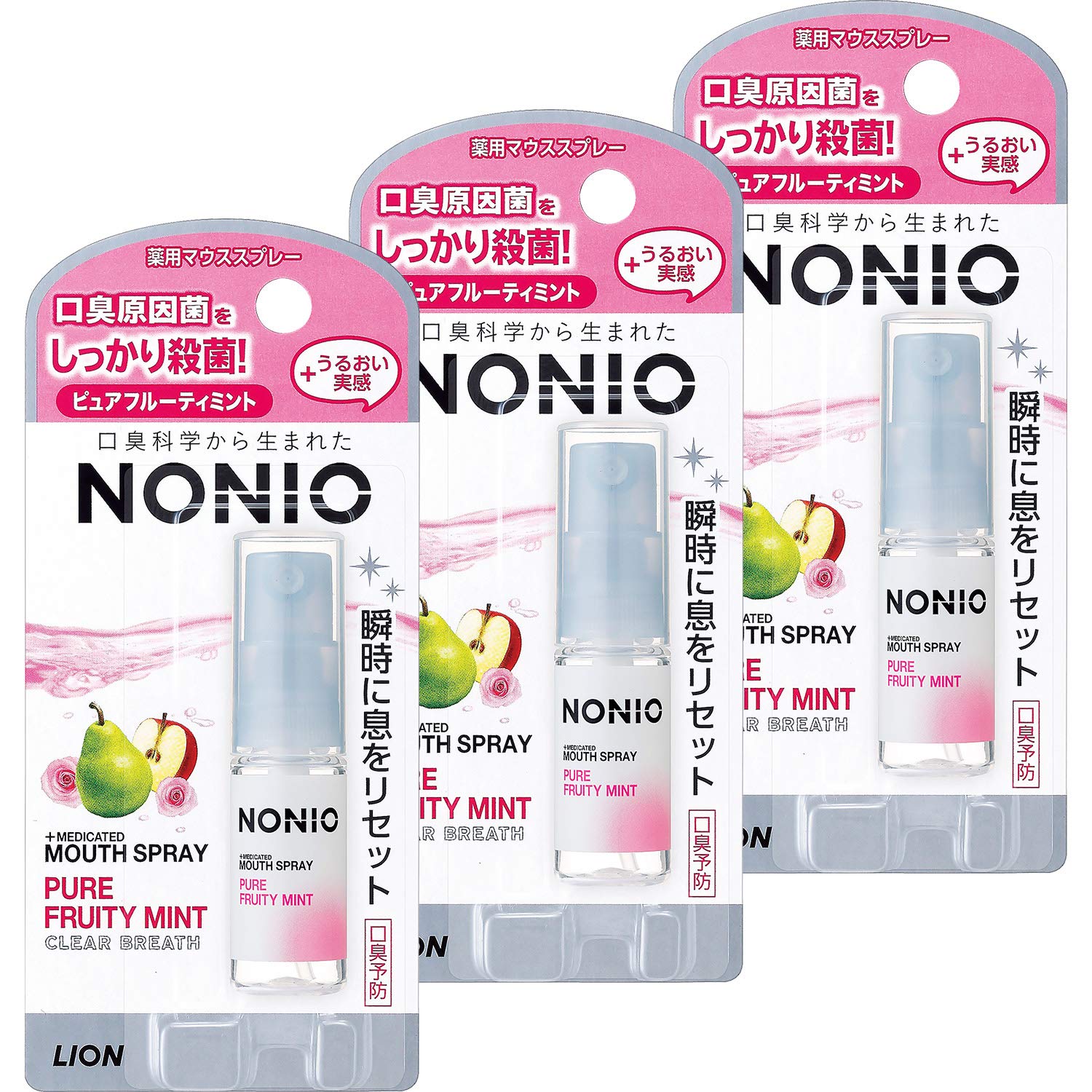 9位：[医薬部外品]NONIO マウススプレー ピュアフルーティミント 5ml×3個 (口中清涼剤)