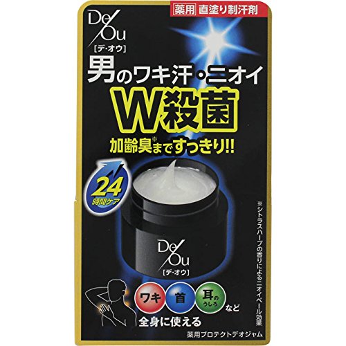 2位：【医薬部外品】デ・オウ 薬用プロテクト デオジャム 直塗り制汗剤 50g 24時間快適ケア W殺菌成分配合