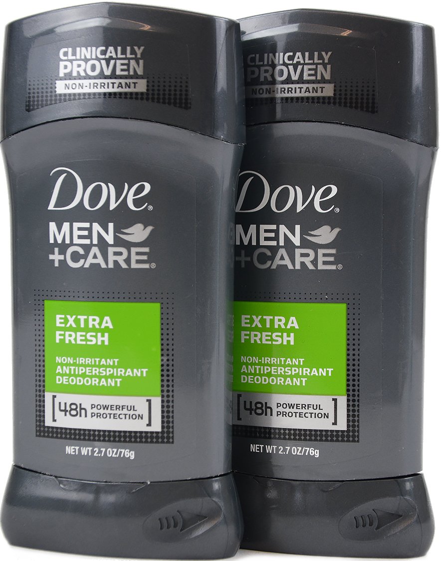 13位：Dove Men+Care ダヴ メンズ 固形デオドラント スティック エクストラ フレッシュ 76g×2個[並行輸入品]