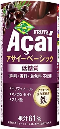 フルッタフルッタ　アサイーベーシック低糖質　195g　15本