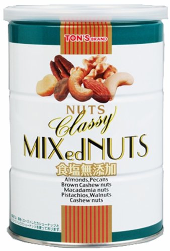 9位：東洋ナッツ 食塩無添加クラッシーミックスナッツ 缶 360g
