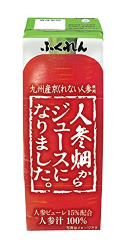 13位：ふくれん 人参畑からジュースになりました(京くれない) 200ml×24個