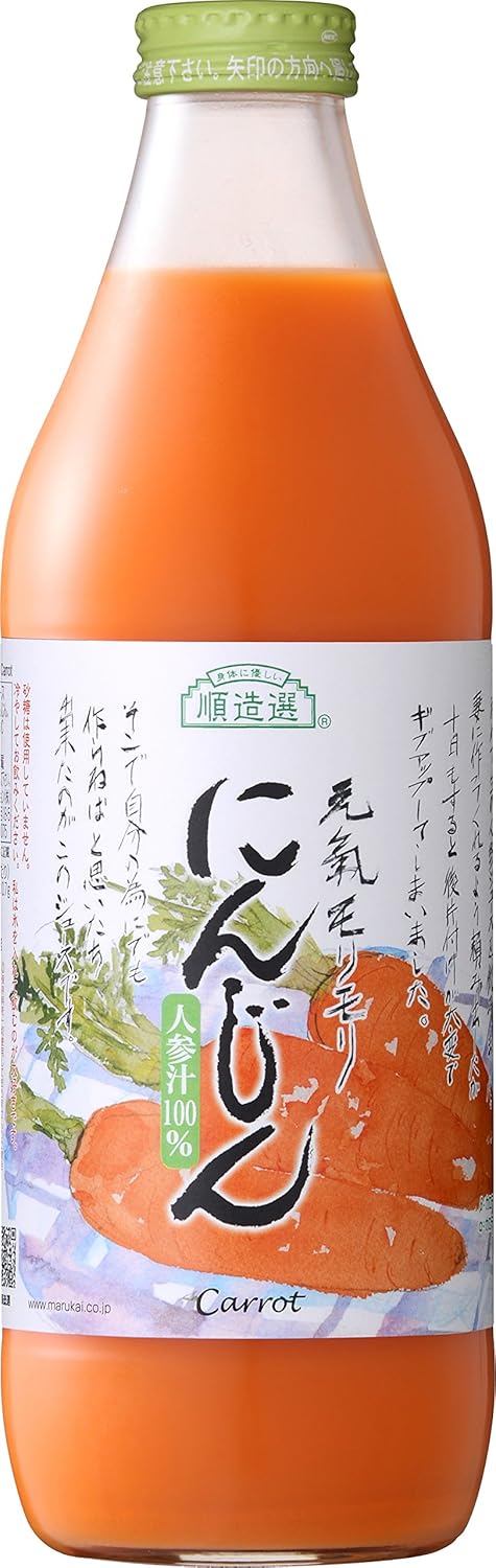 4位：順造選 人参100 1000ml×6本