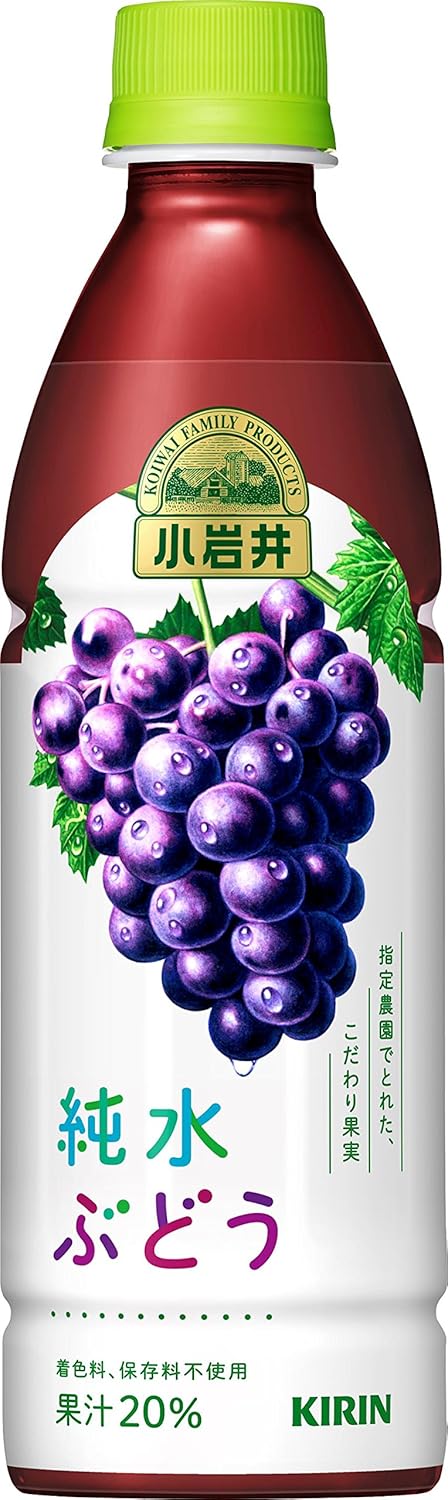 7位：小岩井 純水ぶどう 430ml PET×24本