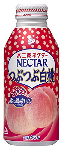 2位：不二家ネクターつぶつぶ白桃 380g×24本