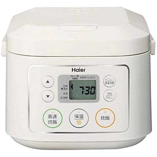 12位：ハイアール マイコンジャー炊飯器（3合炊き） ホワイトHaier JJ-M30C-W