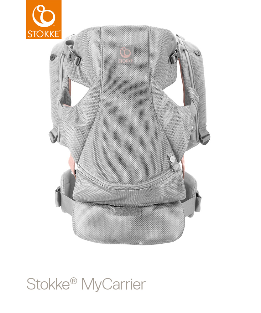 4位　STOKKE マイキャリア フロント＆バック ピンクメッシュ