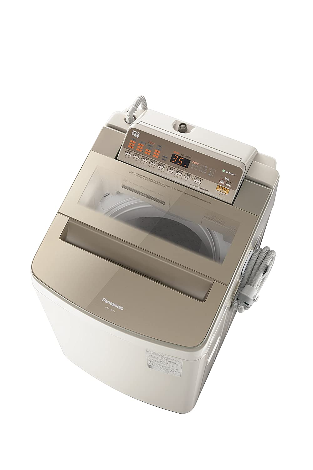 14位：パナソニック 10.0kg 全自動洗濯機 泡洗浄W ブラウン NA-FA100H6-T