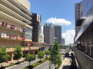 発展途上で自然に囲まれた住宅街