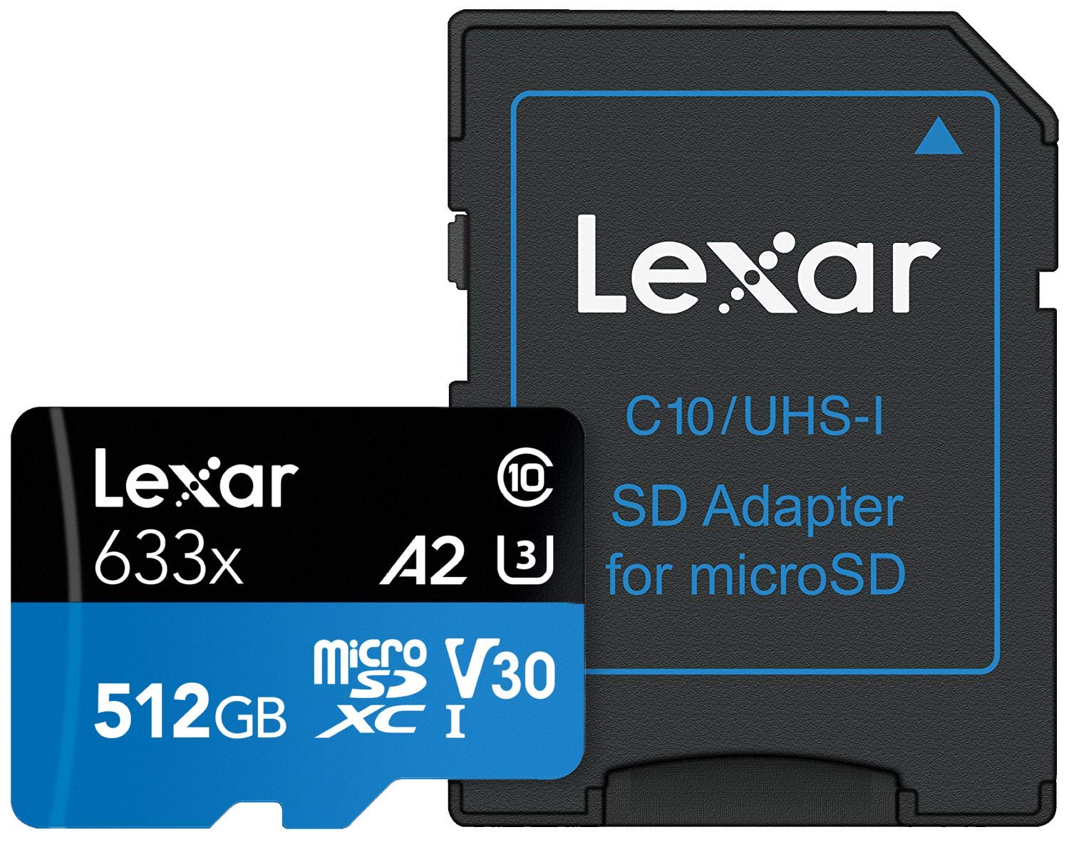 15位：Lexar 100MB/s 633x MicroSDXC 512GB with adapter UHS-1 U3 V30 A2(512GB)