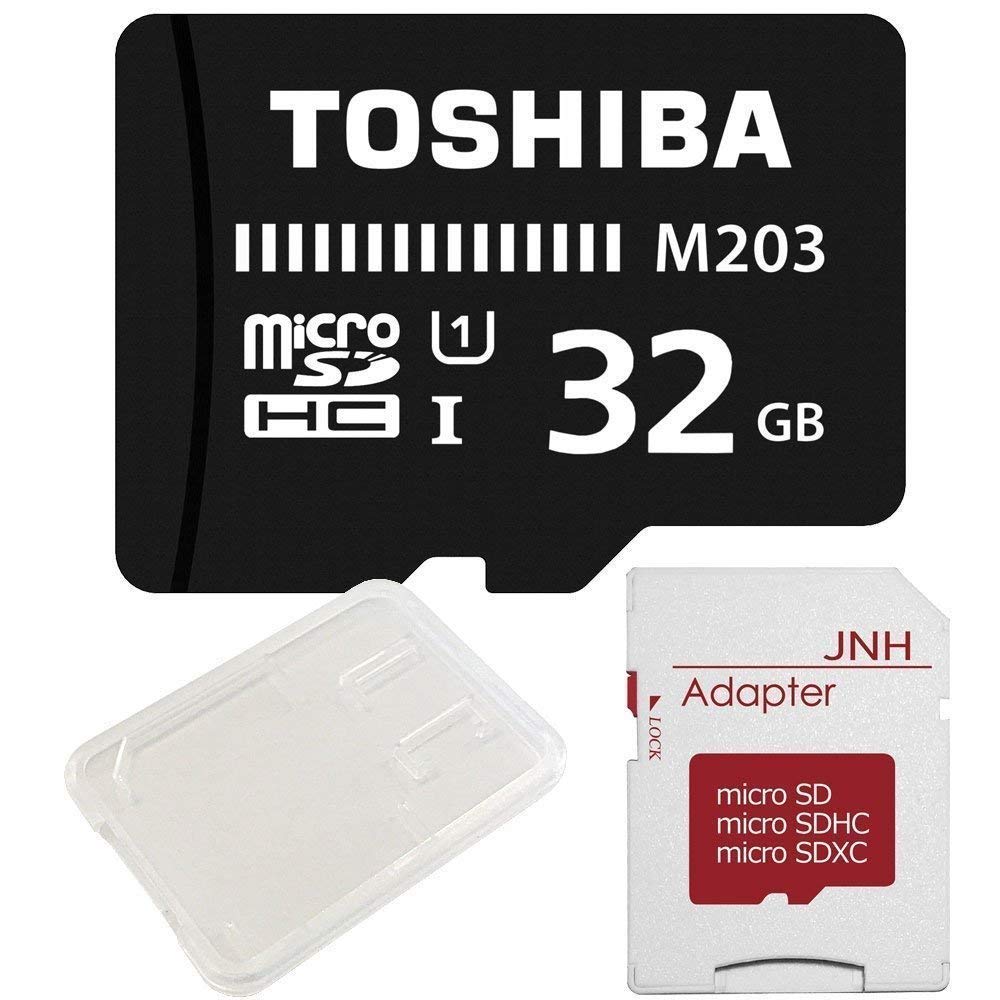 2位：東芝 Toshiba microSDHC 32GB + SD アダプター + 保管用クリアケース [バルク品]