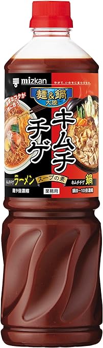 9位　ミツカン 麺＆鍋大陸 キムチチゲスープの素 1270g