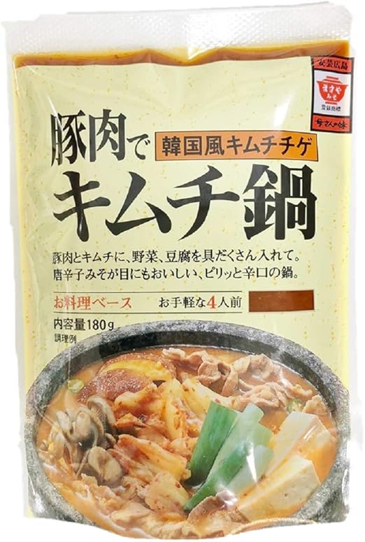 5位　ますやみそ キムチ鍋の素 180g