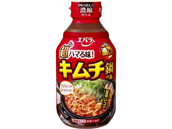 1位　エバラ キムチ鍋の素(300mL)