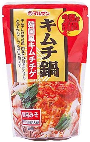 12位　マルサンアイ キムチ鍋 180g×5袋