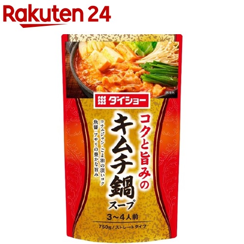 6位　ダイショー キムチ鍋スープ(750g)