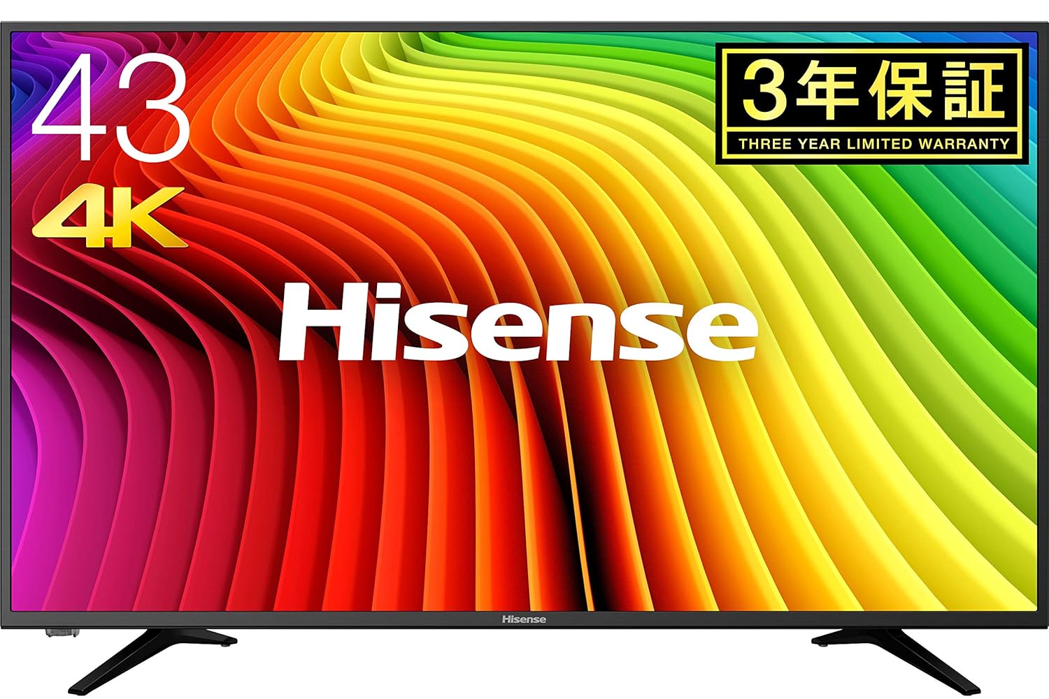 14位：ハイセンス Hisense 43V型 4K対応液晶テレビ -外付けHDD録画対応(裏番組録画)/メーカー3年保証- 43A6100