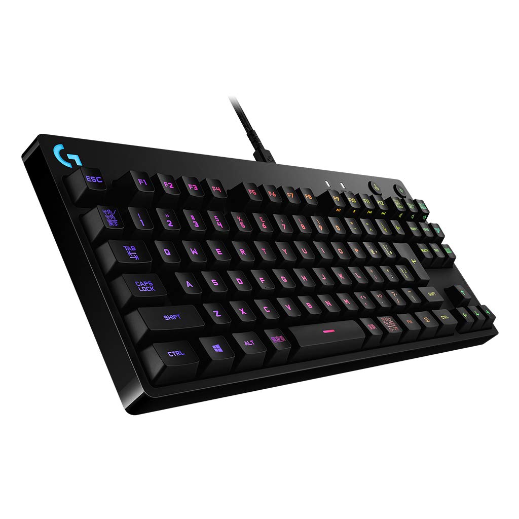 8位：Logicool ロジクール G-PKB-001 ブラック メカニカル Romer-G RGB 着脱式ケーブル プロ仕様 FPS 国内正規品 2年間メーカー保証