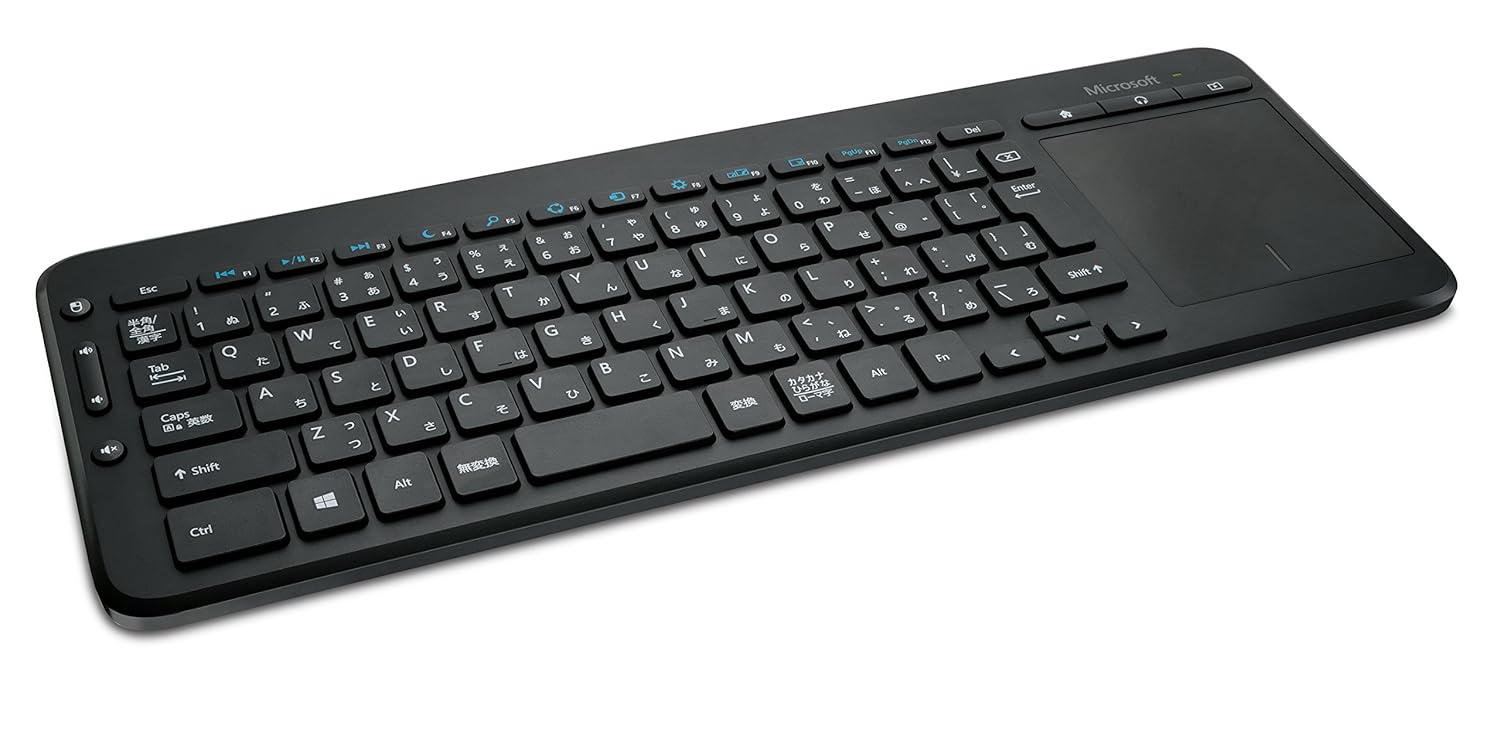 6位：マイクロソフト キーボード ワイヤレス/セキリュティ(暗号化機能搭載)/防滴 All-in-One Media Keyboard N9Z-00029