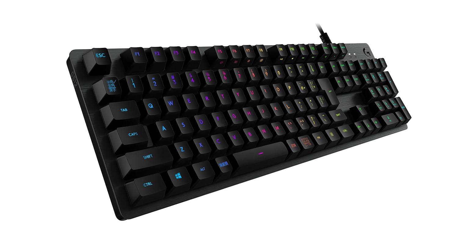 5位：Logicool ロジクール G512-LN ブラック メカニカル リニア 高静音性 RGB 航空機グレードアルミ合金 FPS 国内正規品 2年間メーカー保証