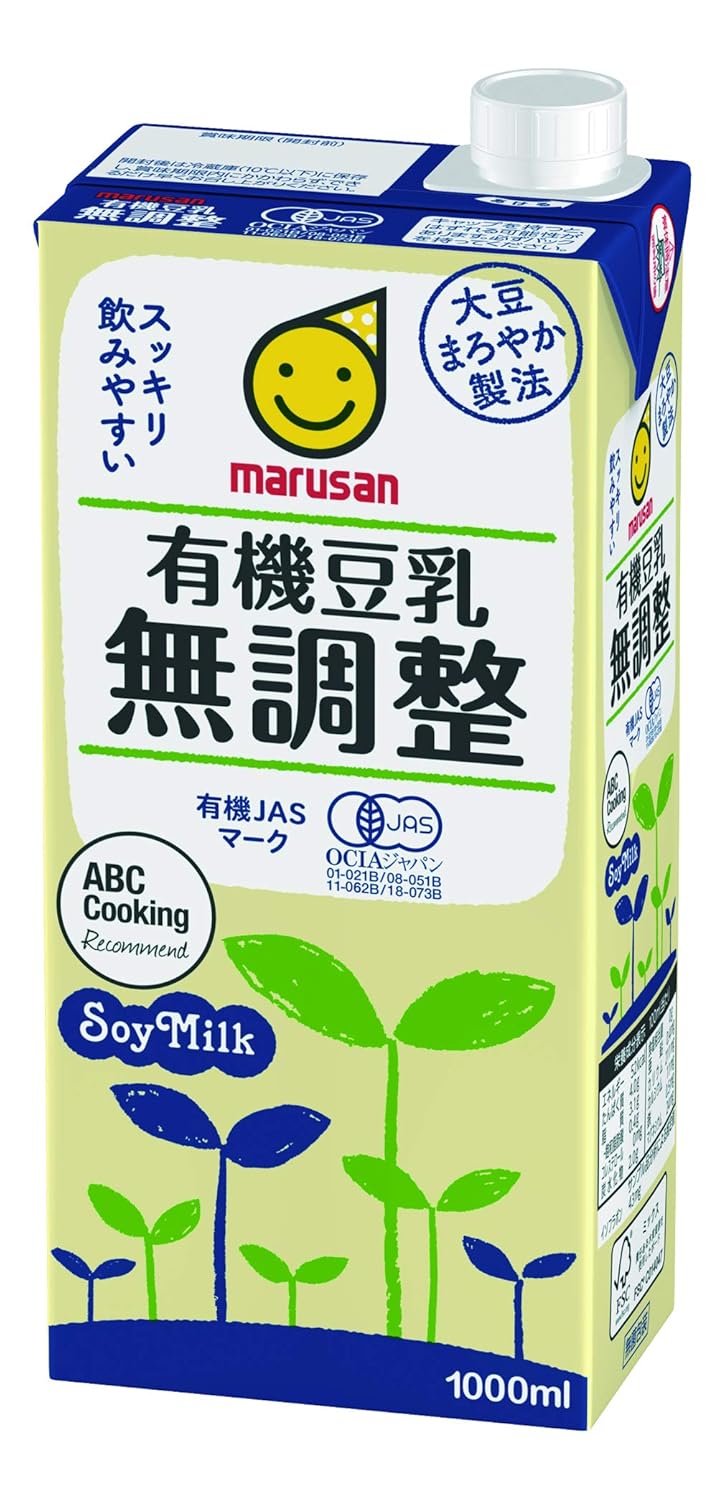 1位：マルサン 有機豆乳無調整 